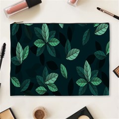 Leaves Pattern Cosmetic Bag (xl) by artworkshop