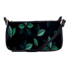 Leaves Pattern Shoulder Clutch Bag by artworkshop