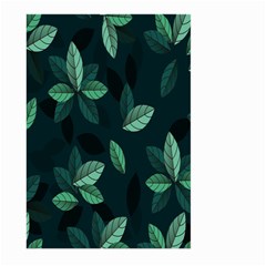 Leaves Pattern Large Garden Flag (two Sides) by artworkshop