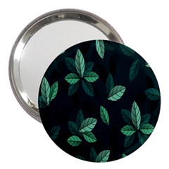 Leaves Pattern 3  Handbag Mirrors