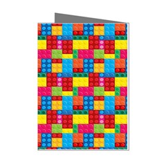 Lego Background Mini Greeting Cards (pkg Of 8) by artworkshop