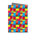 Lego Background Mini Greeting Cards (Pkg of 8) Left