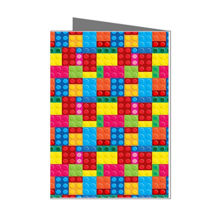 Lego Background Mini Greeting Cards (Pkg of 8)