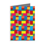 Lego Background Mini Greeting Cards (Pkg of 8) Right