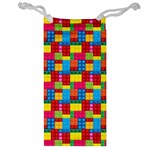 Lego Background Jewelry Bag Front