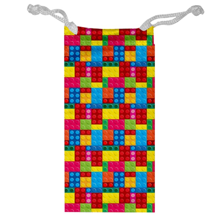 Lego Background Jewelry Bag