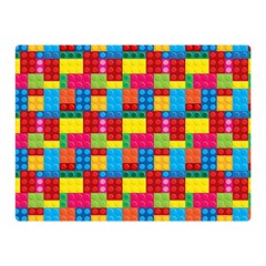 Lego Background Double Sided Flano Blanket (mini)  by artworkshop