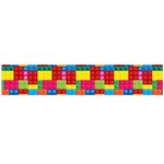 Lego Background Large Flano Scarf  Back