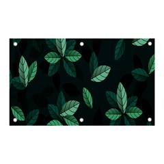 Leaves Pattern Banner And Sign 5  X 3 