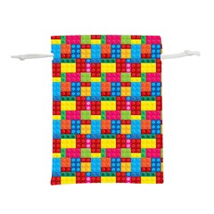 Lego Background Lightweight Drawstring Pouch (m) by artworkshop