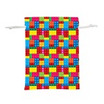 Lego Background Lightweight Drawstring Pouch (M) Front