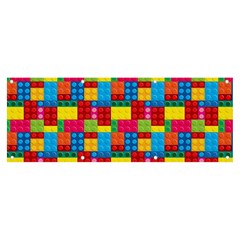 Lego Background Banner And Sign 8  X 3  by artworkshop