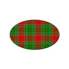 Lumberjack Plai Sticker Oval (10 Pack) by artworkshop