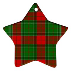 Lumberjack Plai Star Ornament (two Sides) by artworkshop