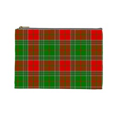 Lumberjack Plai Cosmetic Bag (large) by artworkshop