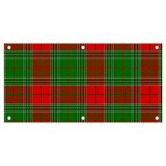 Lumberjack Plaid Banner And Sign 4  X 2  by artworkshop