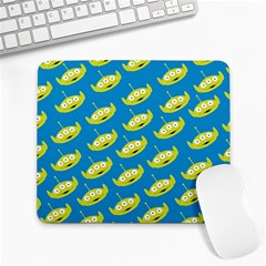 Pattern Aliens Large Mousepad by artworkshop