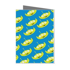 Pattern Aliens Mini Greeting Cards (pkg Of 8) by artworkshop