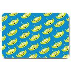 Pattern Aliens Large Doormat by artworkshop