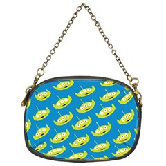 Pattern Aliens Chain Purse (two Sides) by artworkshop