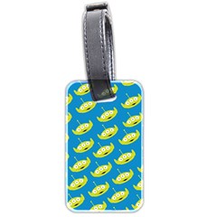 Pattern Aliens Luggage Tag (two Sides)