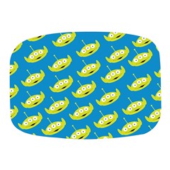 Pattern Aliens Mini Square Pill Box by artworkshop