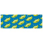 Pattern Aliens Banner and Sign 9  x 3  Front