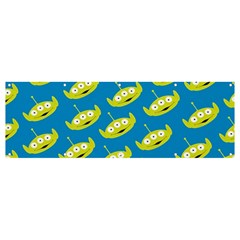 Pattern Aliens Banner And Sign 12  X 4  by artworkshop