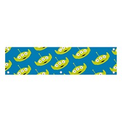 Pattern Aliens Banner And Sign 4  X 1  by artworkshop