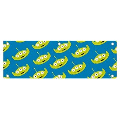 Pattern Aliens Banner And Sign 6  X 2  by artworkshop