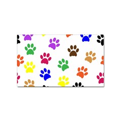 Pawprints Sticker Rectangular (100 Pack) by artworkshop