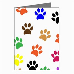 Pawprints Greeting Cards (pkg Of 8)