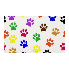 Pawprints Banner And Sign 5  X 3  by artworkshop