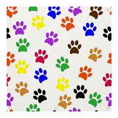 Pawprints Banner And Sign 3  X 3  by artworkshop