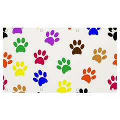 Pawprints Banner And Sign 7  X 4  by artworkshop