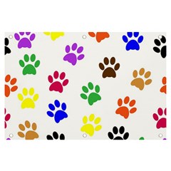 Pawprints Banner And Sign 6  X 4  by artworkshop