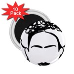 Frida Kahlo  2.25  Magnets (10 pack)  Front