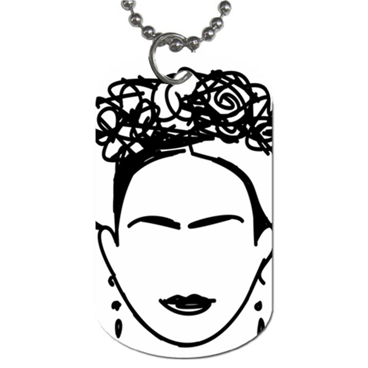 Frida Kahlo  Dog Tag (One Side)