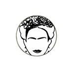 Frida Kahlo  Hat Clip Ball Marker (4 pack) Front