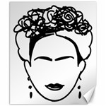 Frida Kahlo  Canvas 8  x 10  8.15 x9.66  Canvas - 1