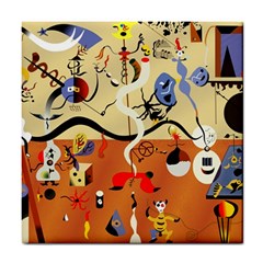 Carnival Of The Harlequin Art Tile Coaster by danenraven