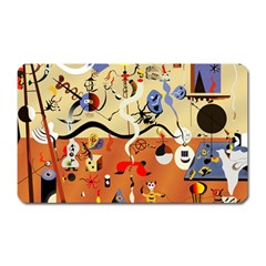 Carnival Of The Harlequin Art Magnet (rectangular) by danenraven