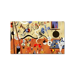 Carnival Of The Harlequin Art Sticker Rectangular (100 Pack)