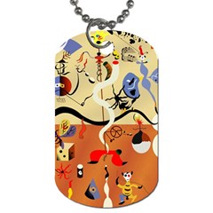 Carnival Of The Harlequin Art Dog Tag (two Sides) by danenraven