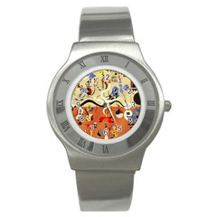 Carnival Of The Harlequin Art Stainless Steel Watch by danenraven