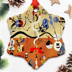 Carnival Of The Harlequin Art Ornament (snowflake)