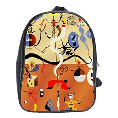 Carnival Of The Harlequin Art School Bag (xl) by danenraven