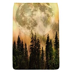 Moon Nature Forest Pine Trees Sky Full Moon Night Removable Flap Cover (s) by danenraven