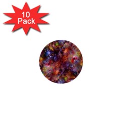 Fantasy Surreal Animals Psychedelic Pattern 1  Mini Buttons (10 pack) 