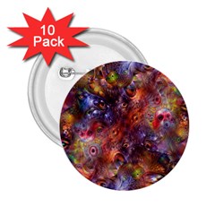 Fantasy Surreal Animals Psychedelic Pattern 2 25  Buttons (10 Pack)  by danenraven